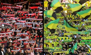 Rennais et Nantais en tribunes.