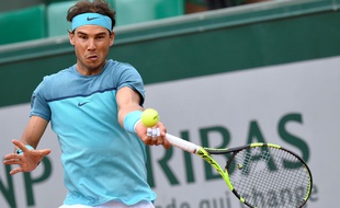 Rafael Nadal à Roland-Garros le 24 mai 2016.