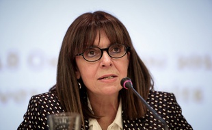 Ekaterini Sakellaropoulou, la future présidente de la Grèce.