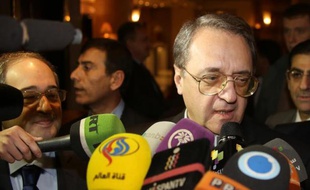 Le vice-ministre des Affaires étrangères Mikhaïl Bogdanov, le 10 décembre 2014 à Damas
