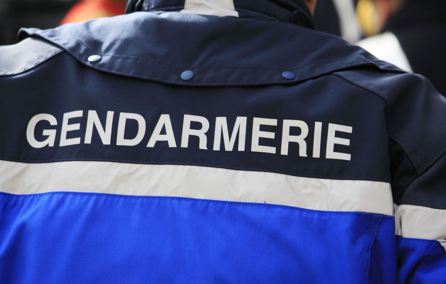 Un gendarme. (Illustration).