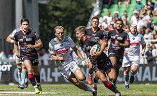 Les jeunes Carbonel (avec le ballon) et Belleau (à gauche) sont les figures de proue de ce nouveau RCT.