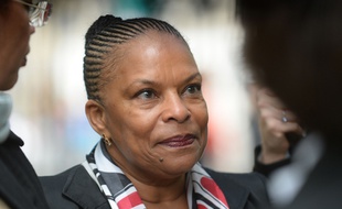 Christiane Taubira, ministre de la Justice, le 10 mai 2014 à Paris.