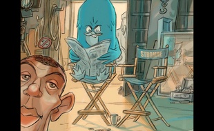 Un artwork du clip «Carmen» de Stromae, réalisé par Sylvain Chomet.