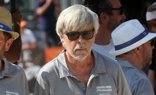 Renaud lors du 31e grand prix des personnalités, à la pétanque de l'Isle sur la Sorgue, le 29 juin 2019.