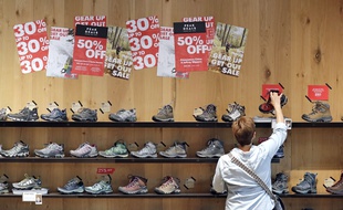 Des soldes aux Etats-Unis (Illustration).
