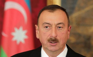 Le président de l'Azerbaïdjan, Ilham Aliye, le 13 mai 2013, à Vienne.