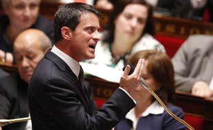 Le Premier ministre lors de la séance de questions à l'Assemblée nationale.
