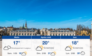 Météo Nancy: Prévisions du vendredi 31 mai 2019