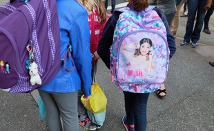 Strasbourg le 02 septembre 2014. Cartables neufs