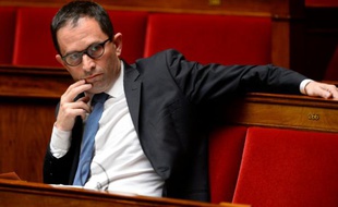 Le député socialiste Benoit Hamon à l'Assemblée nationale le 4 mai 2016
