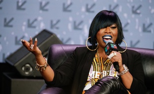 Missy Elliott lors d'une conférence au festival SXSW en 2016
