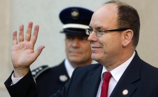 Le Prince Albert II de Monaco, le 2 juillet 2014 à Santiago du Chili
