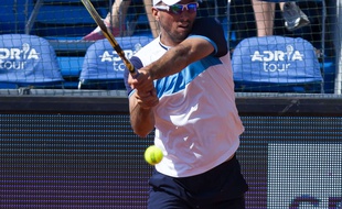 Viktor Troicki, lors de l'Adria Tour