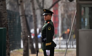 Un policier chinois - Illustration