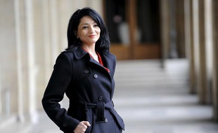 Jeannette Bougrab, nouvelle présidente de la Halde, le 24 mars 2010 à Paris.