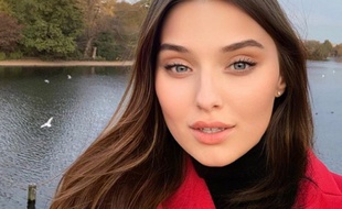 Une photo postée de l'ncienne Miss Ukraine Veronika Didusenko sur Instagram