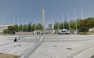 La place de la Liberté à Brest.