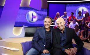 Nikos Aliagas et Nicolas Canteloup dans «C'est Canteloup».