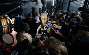 Fathi Benbrahim, avocat de Tony Meilhon, lors du procès d'asises à Nantes en juin 2013.