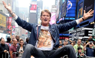 David Hasselhoff alors du rallye Gumball 3000 à New York le 25 mai 2012.