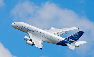 Un A380 en vol.