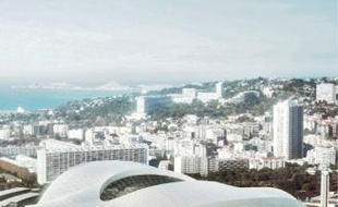 Vue d'architecte du projet retenu. Le stade rénové devrait compter 67 000 places.