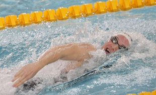 La nageuse française Camille Muffat, lors des championnats d'Europe de Chartres, le 25 novembre 2012.