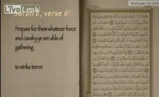 Capture d'écran de «Fitna» de Geert Wilders