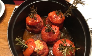 Les tomates farcies de la Cantine du Troquet