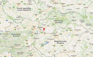 Google map de Gabčíkovo en Slovaquie