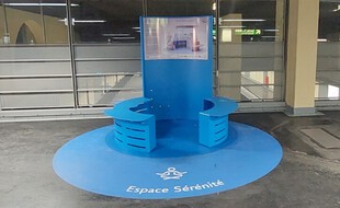 Un espace sérénité est prévu pour s'y réfugier en cas d'affluence.