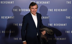 Philippe Douste-Blazy a la première du film "The Revenant" à Paris en janvier 2016.