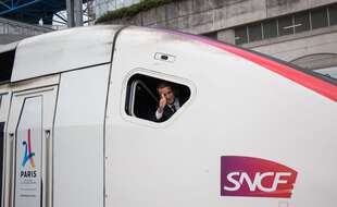 Emmanuel Macron sera présent Gare de Lyon vendredi 17 septembre 2021 pour fêter les 40 ans du TGV. (Illustration)