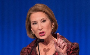 Carly Fiorina, ex-PDG de Hewlett Packard, qui fut candidate aux primaires américaines républicaines, ici à Des Moines, dans l'Iowa, le 28 janvier 2016