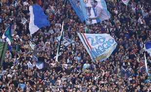 Les ultras de la Lazio.