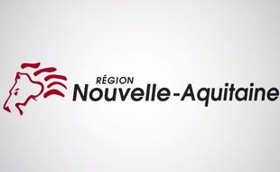 Un lion crinière au vent en guise de nouveau logo pour la région Nouvelle-Aquitaine.