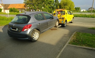 La voiture de l'automobiliste qui conduisait sans permis depuis 20 ans.