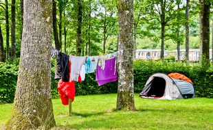 Illustration dans un camping