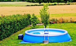 Illustration d'une piscine autoportée