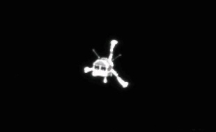 Philae en approche de la comète «Choury»