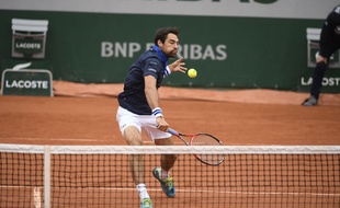 Jérémy Chardy à Roland-Garros le 23 mai 2016.