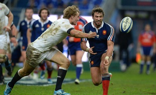 Maxime Médard face à l'Angleterre, en février 2013