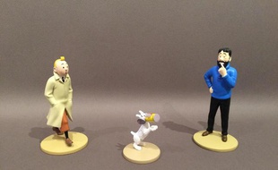 Vente aux enchères de figurines et autres objets autour de Tintin le 15 octobre à Toulouse