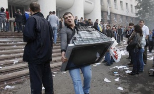 Crise politique en Moldavie après les résultats des élections législatives le 7 avril 2009