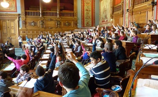 Photo d'illustration - Mardi 29 avril 2014, le Conseil des Paris des enfants a débattu de plusieurs propositions.