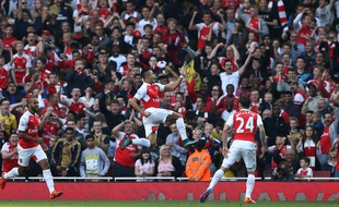 L'attaquant d'Arsenal Alexis Sanchez, le 4 octobre 2015, contre Manchester United.