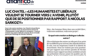 Capture d'écran de la fausse interview de Luc Chatel donnée à Atlantico et republiée par BFM TV, le 25 septembre 2012.