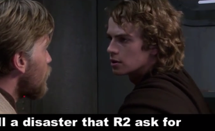 Extrait de la bande annonce de Star Wars.