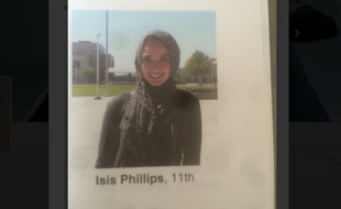 Bayan Zehlif rebaptisée Isis, dans l'annuaire des élèves du lycée Los Osos (Etats-Unis).